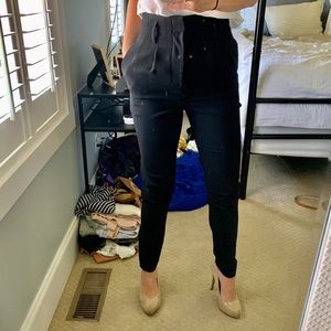 NEW Alice & Olivia Black High Waisted Pants
